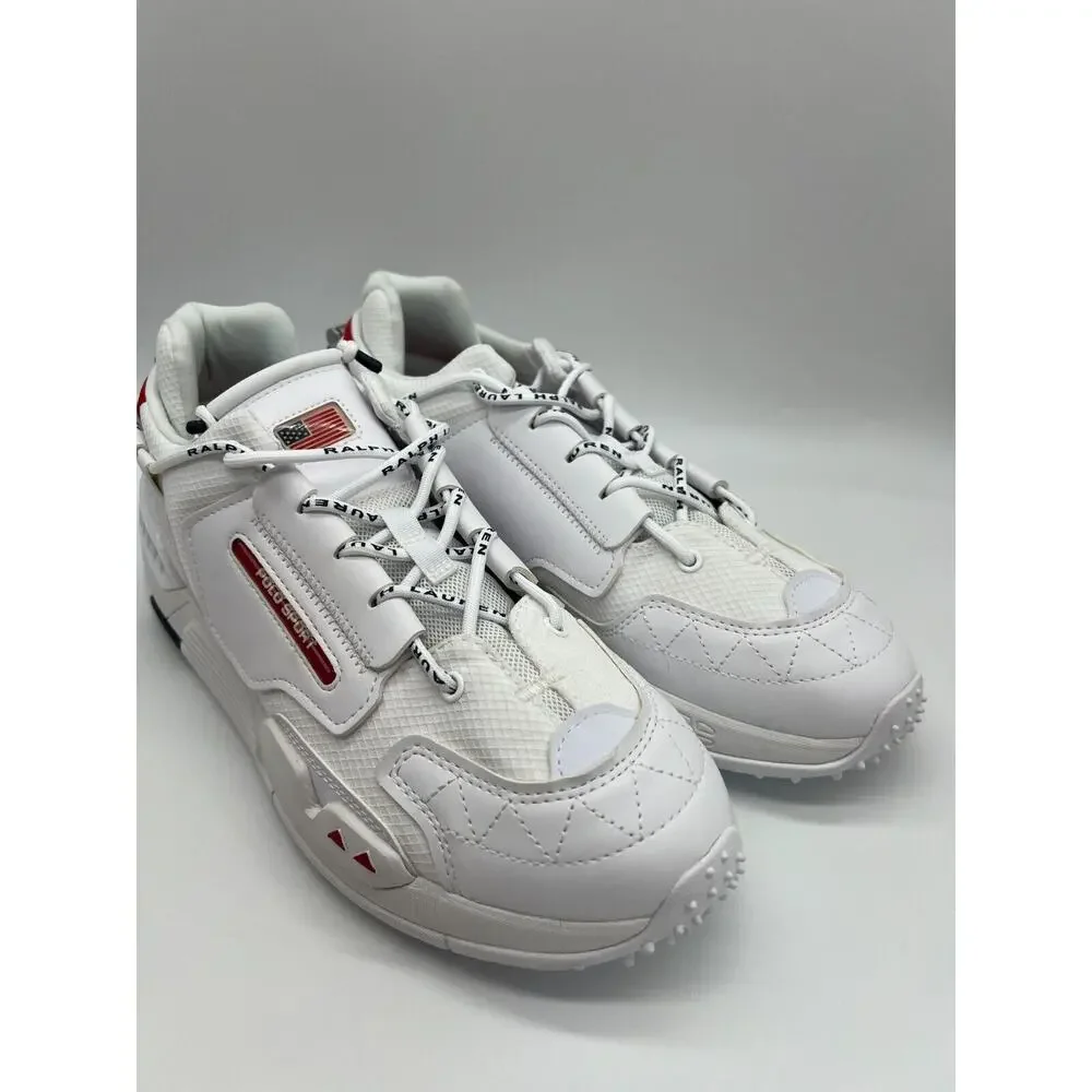 Polo Ralph Lauren Polo Sport PS200 SK LTL White Sneakers Men's Size 11